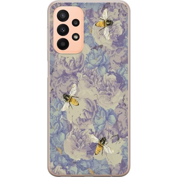 Kompatibelt Mobildeksel til Samsung Galaxy A23 Blomster