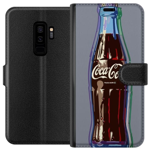 Kompatibelt Plånboksfodral till Samsung Galaxy S9+ Coca Cola