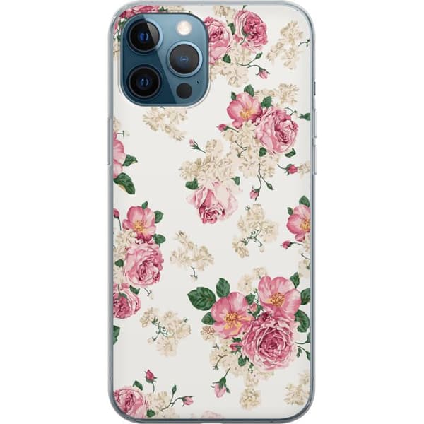 Kompatibelt Mobildeksel til Apple iPhone 12 Pro Retro Blomster