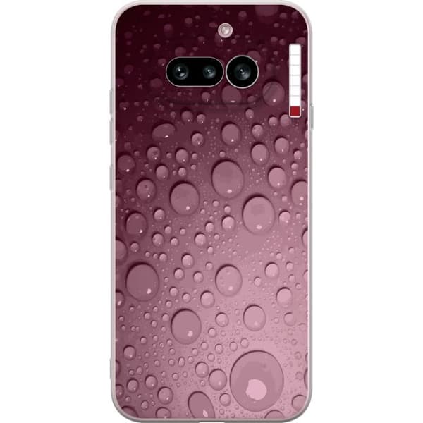 Kompatibelt Mobilskal till Nothing Phone (4a) Rosa vattendroppar