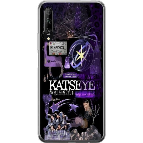 Kompatibelt Mobildeksel til Huawei P smart Pro 2019 KATSEYE lila stjärncollage