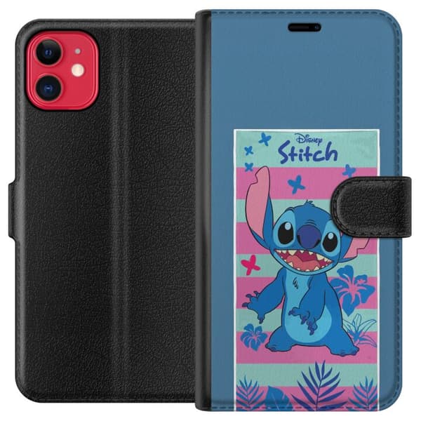 Kompatibelt Plånboksfodral till Apple iPhone 11 Disney Stitch
