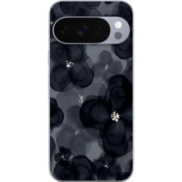 Kompatibelt Mobildeksel til Google Pixel 10 Pro Blomstermønster i dype farger med diffus stil og subtile detaljer