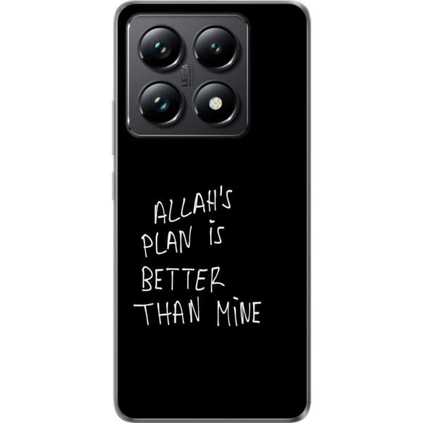 Kompatibelt Mobilskal till Xiaomi 14T Allahs plan är bättre än min