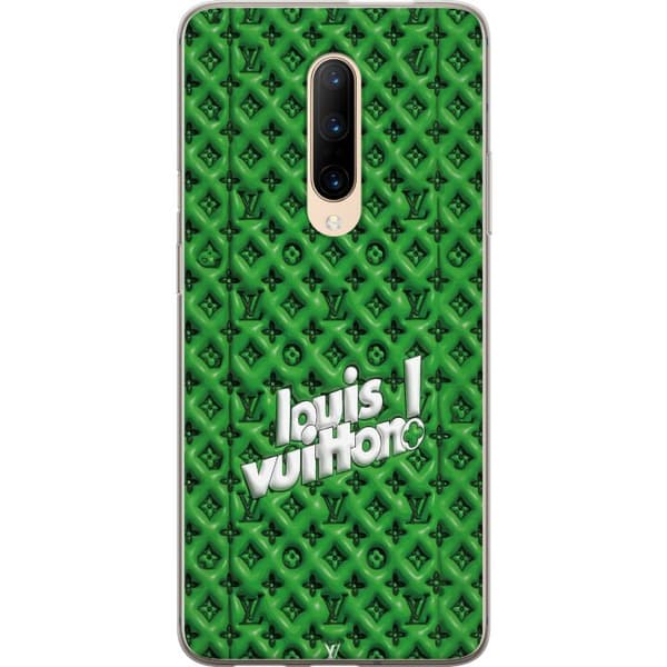 Kompatibelt Mobildeksel til OnePlus 7 Pro Grønt luksusmønster med monogram