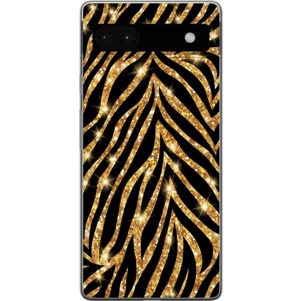 Kompatibel Mobilcover til Google Pixel 6a Guld & Glitter