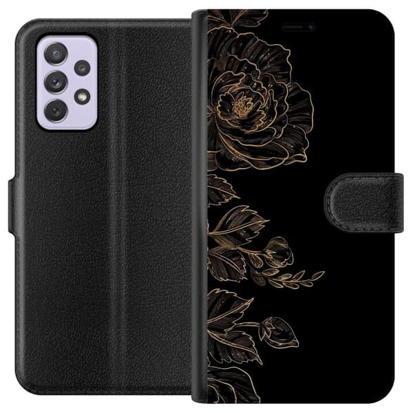 Kompatibelt Lommeboketui til Samsung Galaxy A52s 5G Blomster