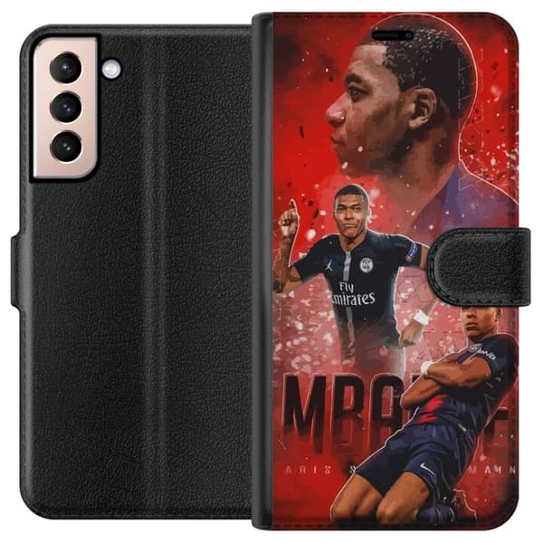 Kompatibelt Lommeboketui til Samsung Galaxy S21 Mbappe