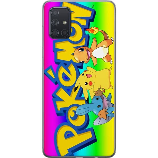 Kompatibelt Mobildeksel til Samsung Galaxy A71 Pokemon
