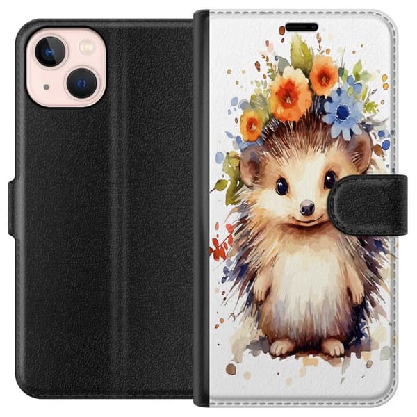 Kompatibelt Plånboksfodral till Apple iPhone 13 mini Igelkott
