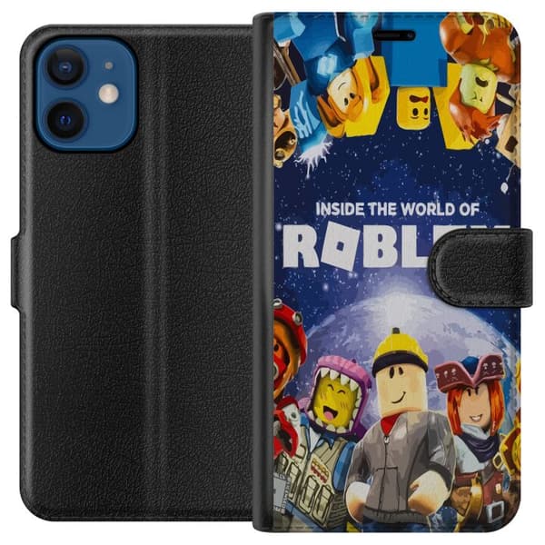 Kompatibel Tegnebogsetui til Apple iPhone 12 mini Roblox