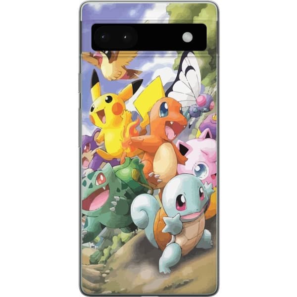 Yhteensopiva Puhelinkuori Google Pixel 6a Pokemon