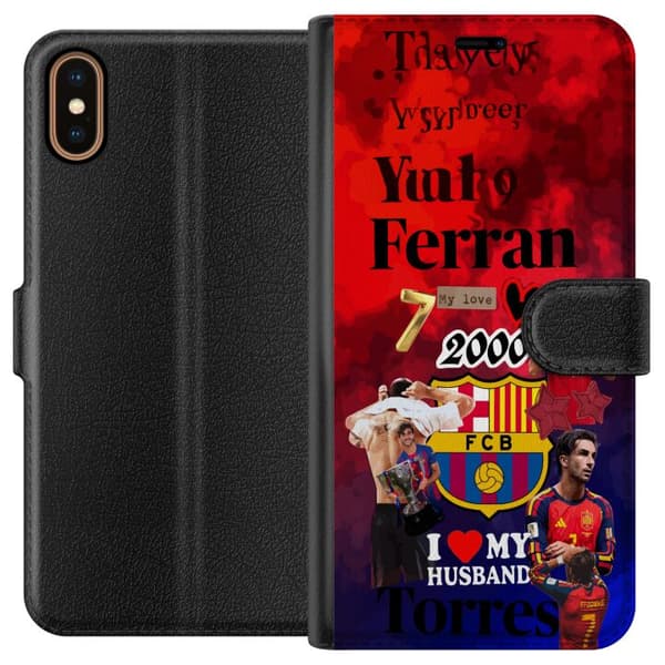 Kompatibel Tegnebogsetui til Apple iPhone XS Ferran Torres