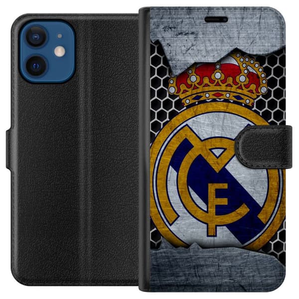 Kompatibelt Plånboksfodral till Apple iPhone 12 Real Madrid