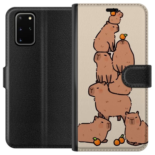 Kompatibelt Plånboksfodral till Samsung Galaxy S20+ Capybara