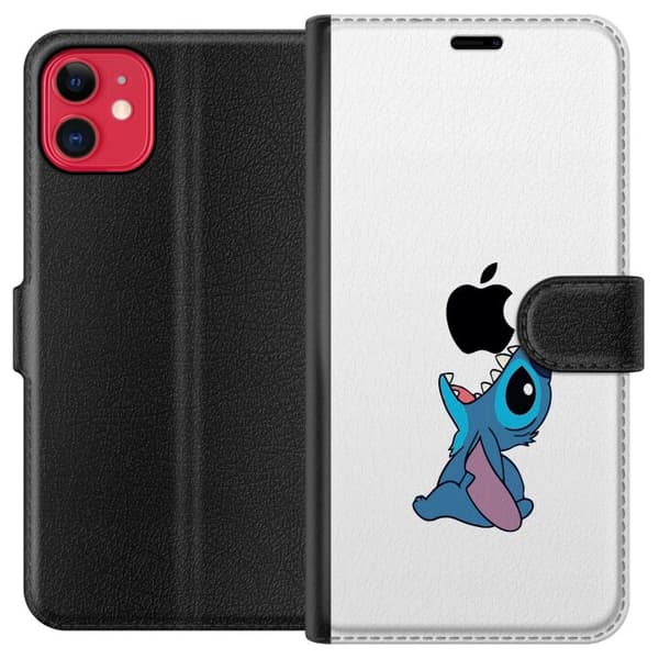 Kompatibel Tegnebogsetui til Apple iPhone 11 Stitch Apple
