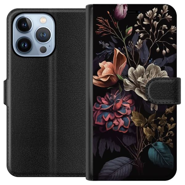 Yhteensopiva Lompakkokotelo Apple iPhone 13 Pro Kukat