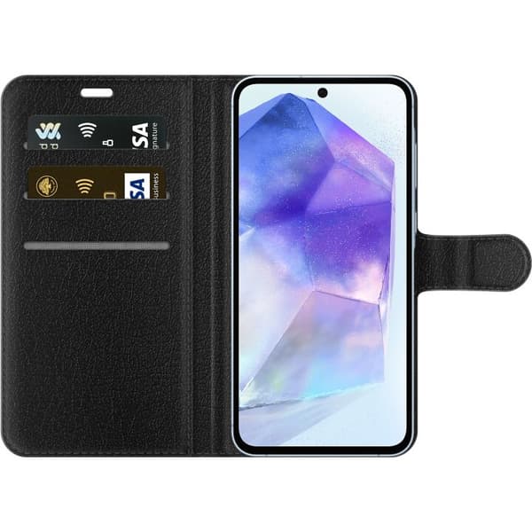 Kompatibel Tegnebogsetui til Samsung Galaxy A55 BTS