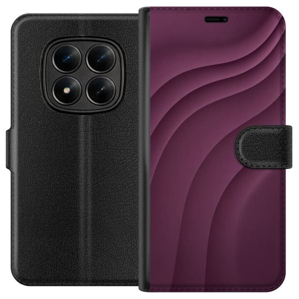 Kompatibelt Lommeboketui til Xiaomi Redmi Note 15 Pro+ Plommebevegelse