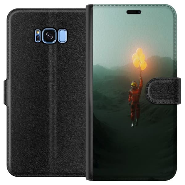 Kompatibelt Plånboksfodral till Samsung Galaxy S8 Mono Check