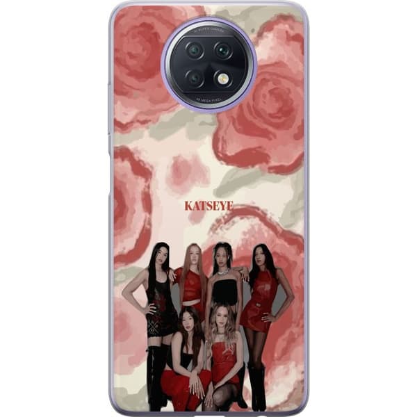 Kompatibelt Mobildeksel til Xiaomi Redmi Note 9T KATSEYE rött grupporträtt