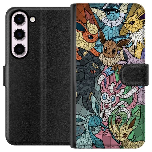 Kompatibel Tegnebogsetui til Samsung Galaxy S23 Pokemon