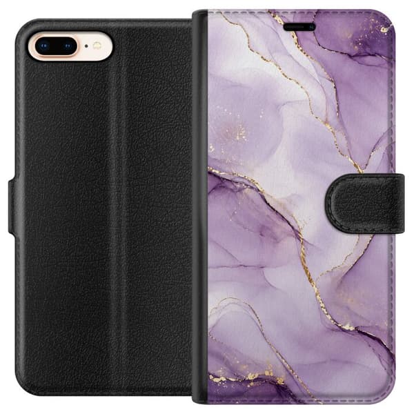 Kompatibelt Plånboksfodral till Apple iPhone 8 Plus Lilac Luxe