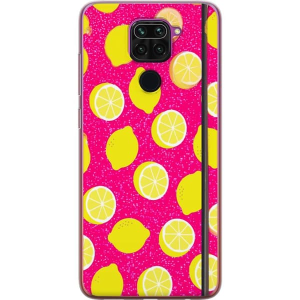 Kompatibelt Mobildeksel til Xiaomi Redmi Note 9 Citronmönster rosa