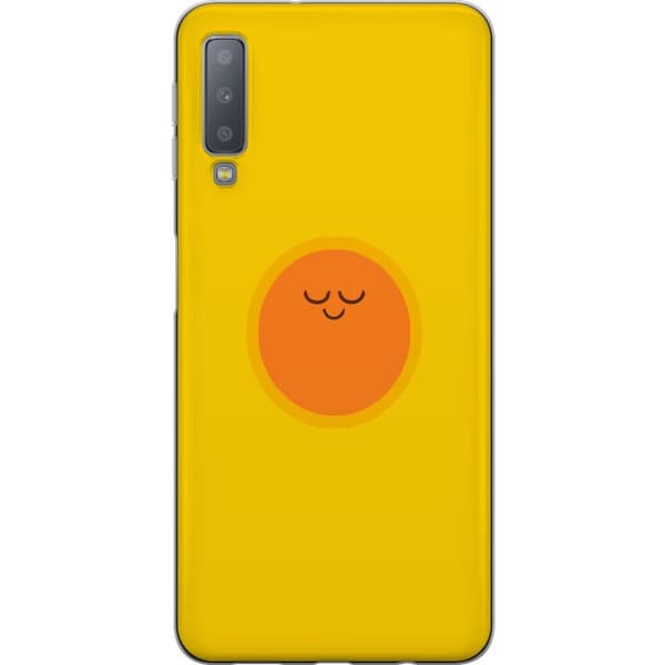 Kompatibelt Mobildeksel til Samsung Galaxy A7 (2018) Sovande solfigur