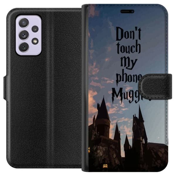 Kompatibelt Plånboksfodral till Samsung Galaxy A52s 5G Harry Potter Text