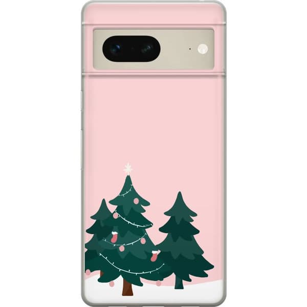Kompatibelt Mobildeksel til Google Pixel 7 Graner God Jul