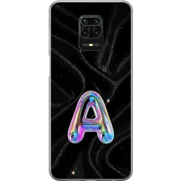 Kompatibelt Mobildeksel til Xiaomi Redmi Note 9S Holografisk bokstav A