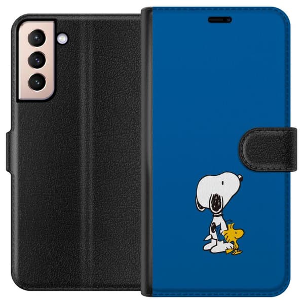 Kompatibel Tegnebogsetui til Samsung Galaxy S21 Snobben Snoopy