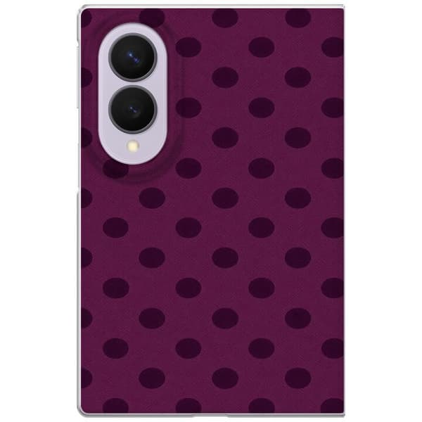 Kompatibelt Mobilskal till Samsung Galaxy Z Fold8 Plum Dots