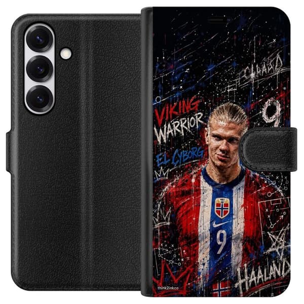 Kompatibel Tegnebogsetui til Samsung Galaxy S26 Erling Haaland graffiti
