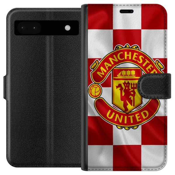 Kompatibelt Plånboksfodral till Google Pixel 6a Manchester United