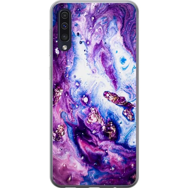 Kompatibelt Mobildeksel til Samsung Galaxy A50 Lilakt
