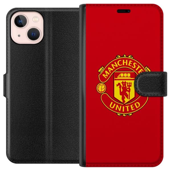 Kompatibelt Plånboksfodral till Apple iPhone 13 mini Manchester United
