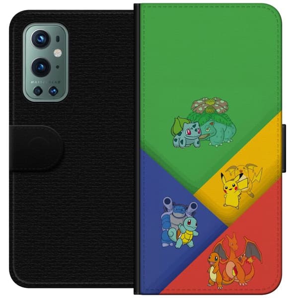 Kompatibel Tegnebogsetui til OnePlus 9 Pro med klassiske første udviklinger og farvetema