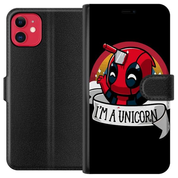 Kompatibelt Plånboksfodral till Apple iPhone 11 Deadpool