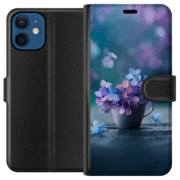 Yhteensopiva Lompakkokotelo Apple iPhone 12 mini Kukat Makea