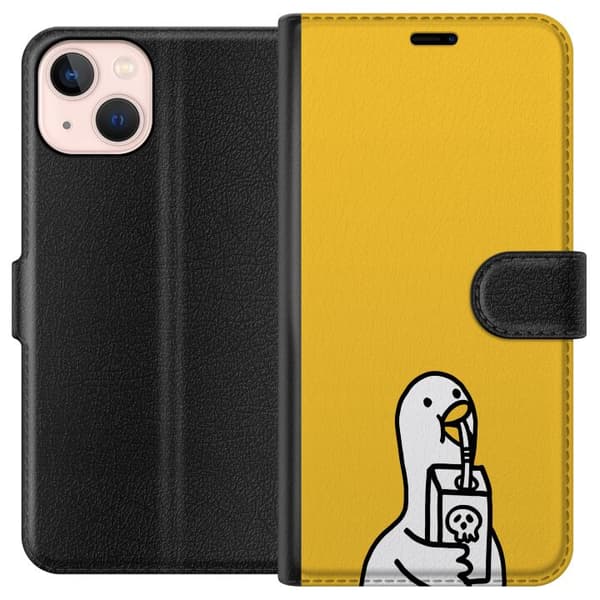 Kompatibelt Plånboksfodral till Apple iPhone 13 mini Tecknad Anka