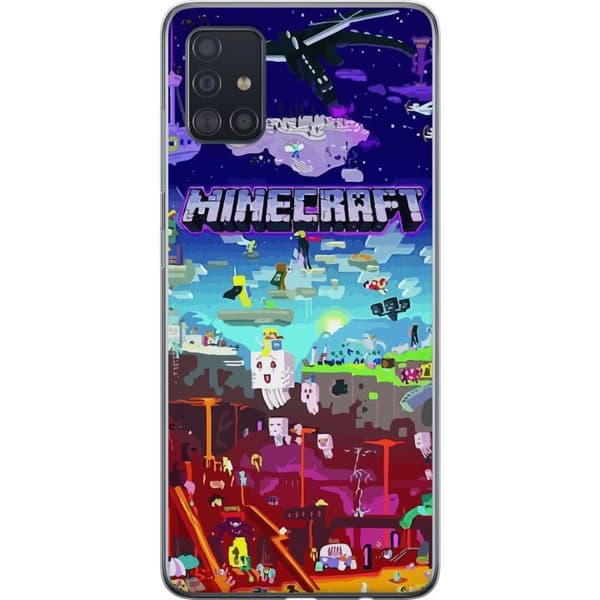 Kompatibelt Mobildeksel til Samsung Galaxy A51 Minecraft