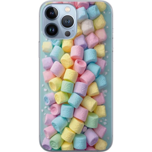 Kompatibelt Mobildeksel til Apple iPhone 13 Pro Max Søt godisdesign med marshmallows