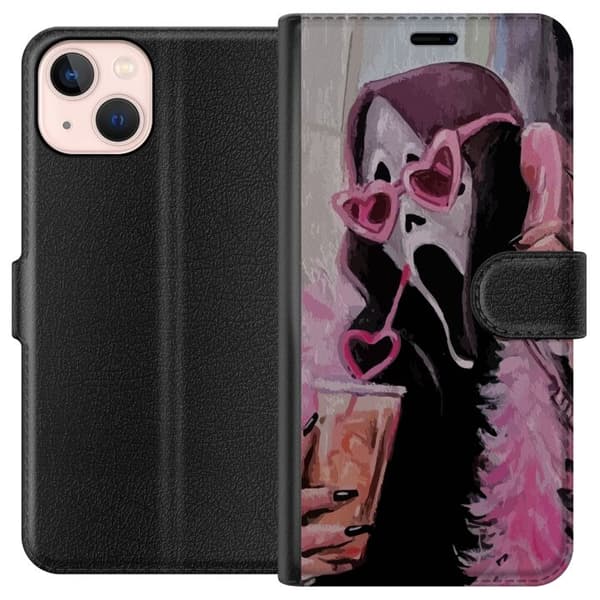 Kompatibelt Plånboksfodral till Apple iPhone 13 mini Ghostface
