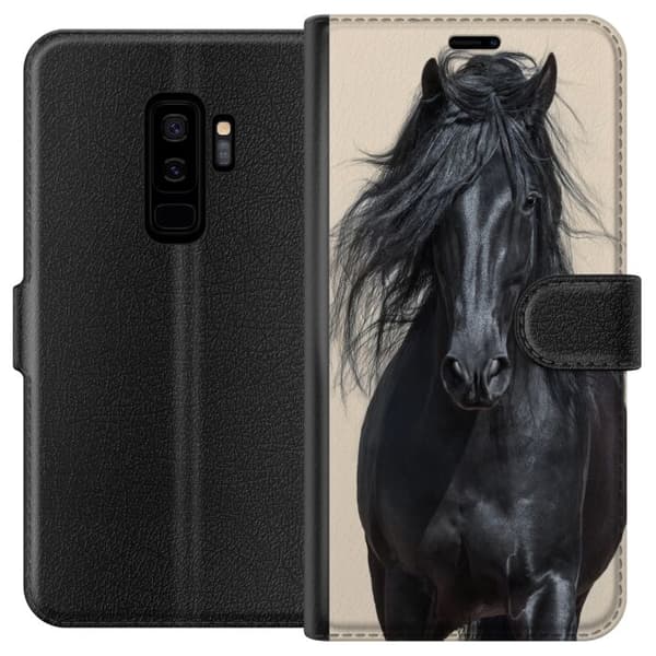 Kompatibelt Lommeboketui til Samsung Galaxy S9+ Hest