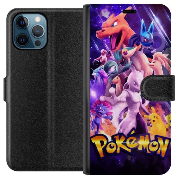 Kompatibel Tegnebogsetui til Apple iPhone 12 Pro Pokémon