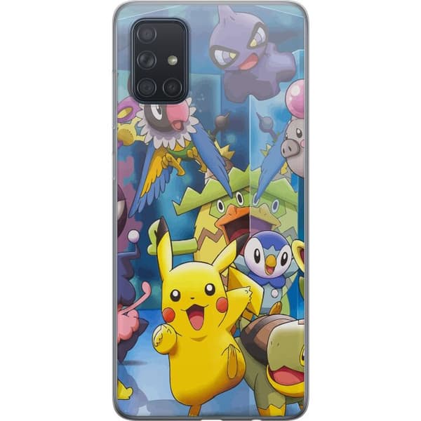 Kompatibelt Mobilskal till Samsung Galaxy A71 Pokemon