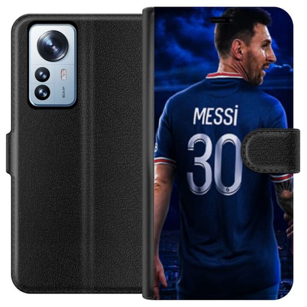 Kompatibelt Plånboksfodral till Xiaomi 12 Pro Lionel Messi