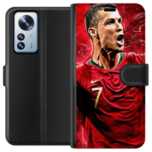 Kompatibel Tegnebogsetui til Xiaomi 12 Pro Cristiano Ronaldo